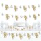 Big Dot of Happiness Confirmation Elegant Cross - Religious Party DIY Decorations - Clothespin Garland Banner - 44 Pieces